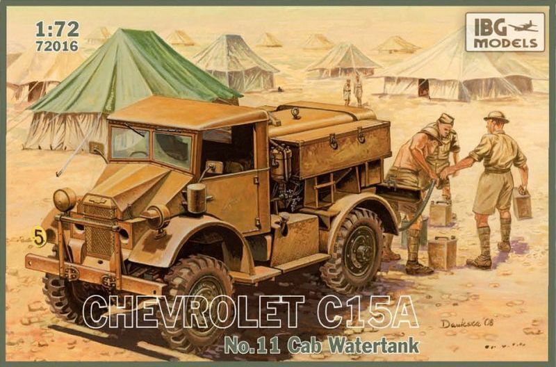 IBG72016 IBG 1/72 Chevrolet C.15A No.11 Cab Watertank Plastic Model Kit [72016] IBG Models
