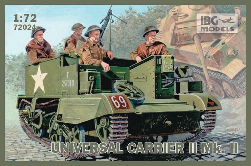 IBG72024 IBG 1/72 UNIVERSAL CARRIER II Mk.II Plastic Model Kit [72024]