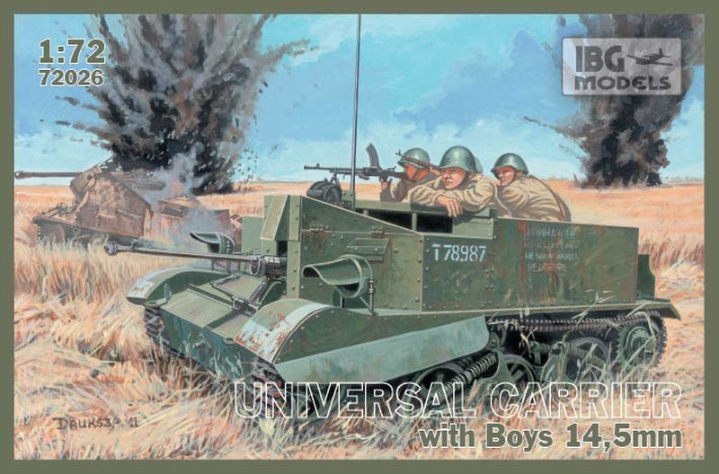 IBG72026 IBG 1/72 UNIVERSAL CARRIER I Mk.I with Boys AT rifle Plastic Model Kit [72026]