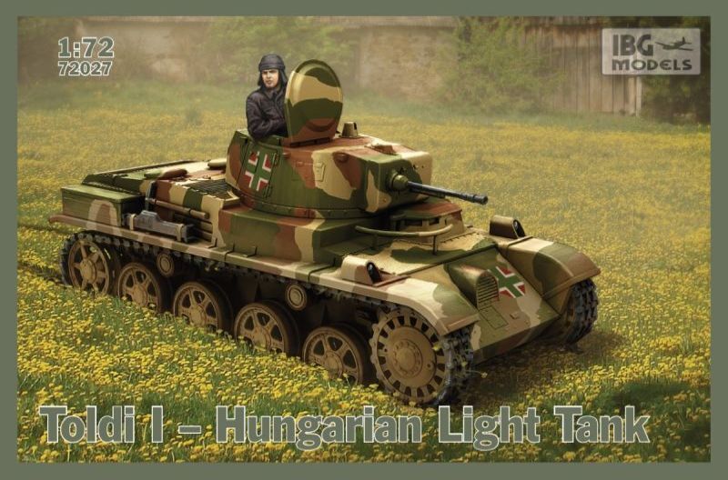 IBG72027 IBG 1/72 Toldi I Hungarian Tank Plastic Model Kit [72027] IBG Models