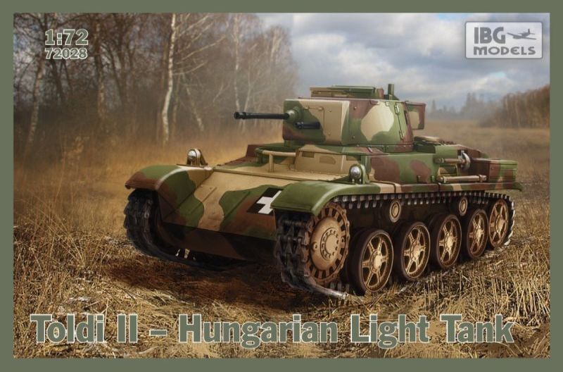 IBG72028 IBG 1/72 Toldi II Hungarian Tank Plastic Model Kit [72028] IBG Models
