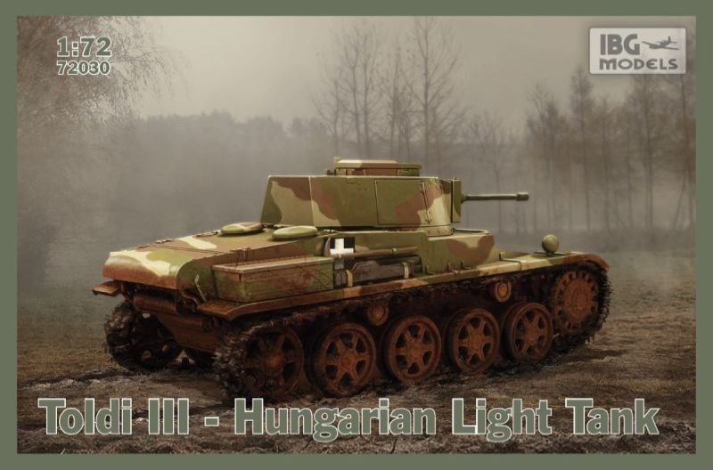 IBG72030 IBG 1/72 Toldi III Hungarian Tank Plastic Model Kit [72030] IBG Models