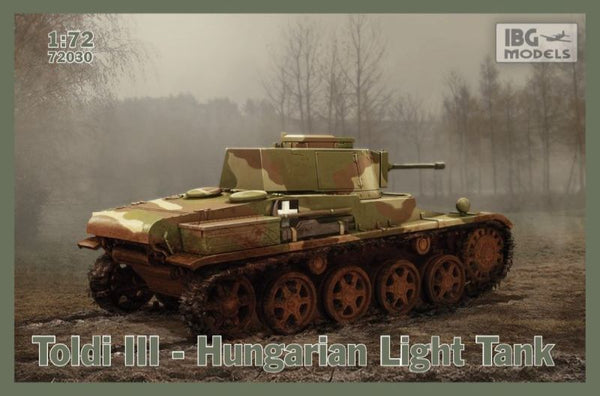 IBG72030 IBG 1/72 Toldi III Hungarian Tank Plastic Model Kit [72030]