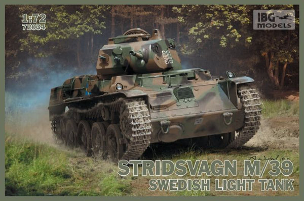 IBG72034 IBG 1/72 Stridsvagn m/39 Swedish light tank Plastic Model Kit [72034]