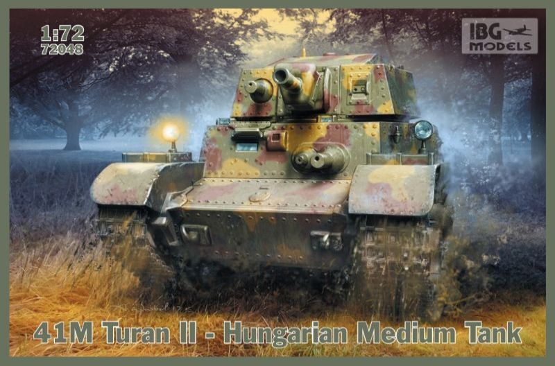 IBG72048 IBG 1/72 41M Turan II - Hugarian Medium Tank Plastic Model Kit [72048] IBG Models