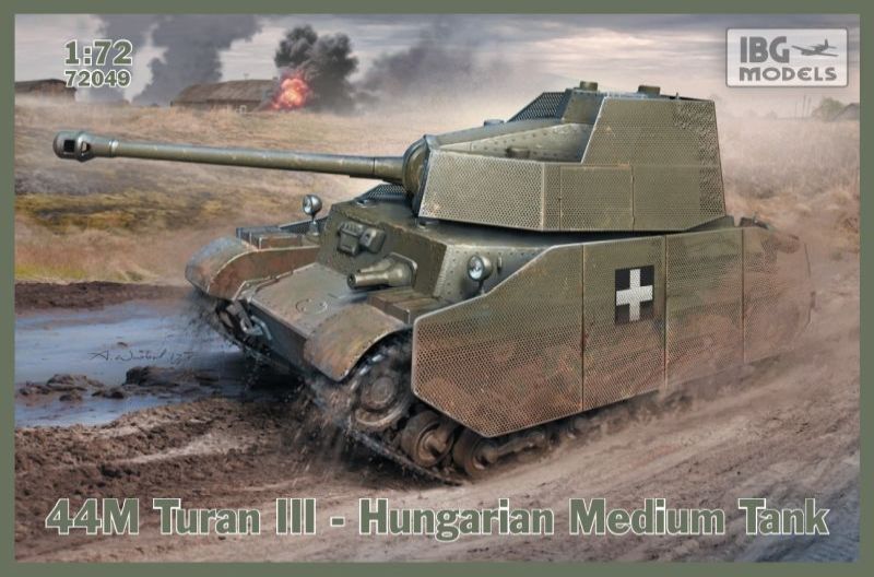 IBG72049 IBG 1/72 44M Turan III - Hungarian Medium Tank   Plastic Model Kit [72049] IBG Models