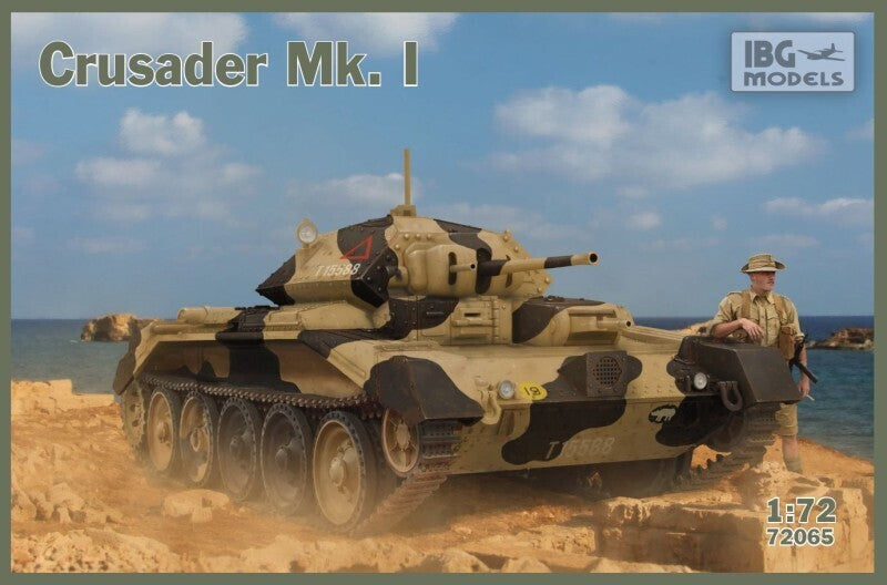 IBG72065 IBG 1/72 Crusader Mk. I - British Cruiser Tank Mk. VI Plastic Model Kit [72065]