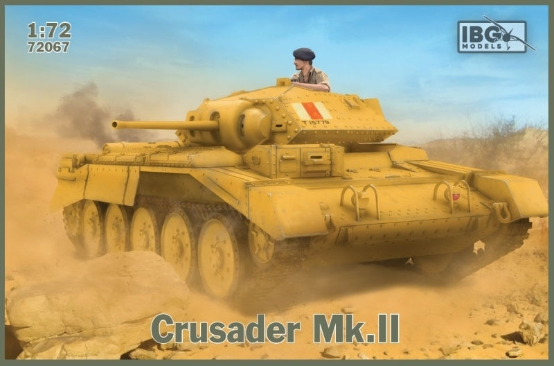 IBG72067 IBG 1/72 Crusader Mk. II - British Cruiser Tank Plastic Model Kit [72067] IBG Models