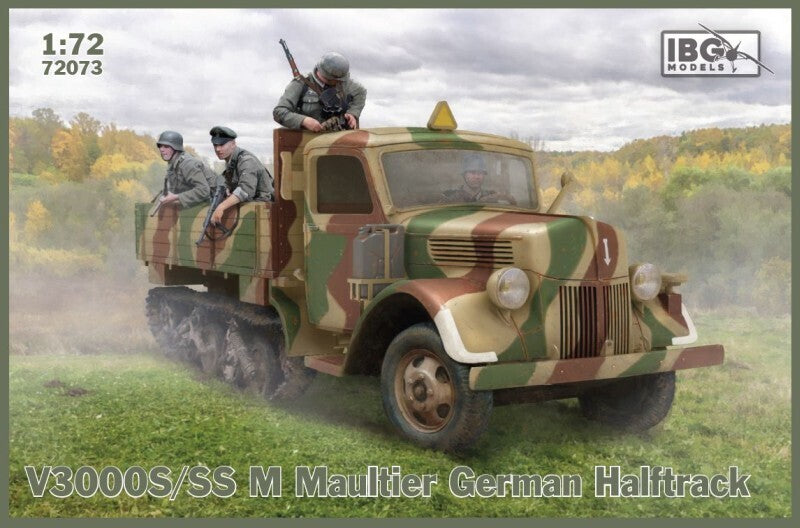 IBG72073 IBG 1/72 V3000S/SSM Maultier German Halftrack Plastic Model Kit [72073]