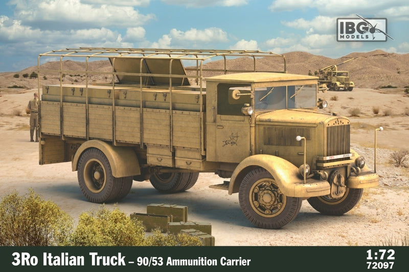 IBG72097 IBG 1/72 3Ro Italian Ammo Truck Plastic Model Kit