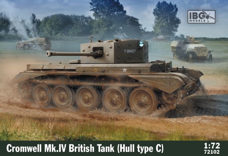 IBG72102 IBG 1/72 Cromwell Mk.IV British Tank (Hull Type C) Plastic Model Kit [72102] IBG Models