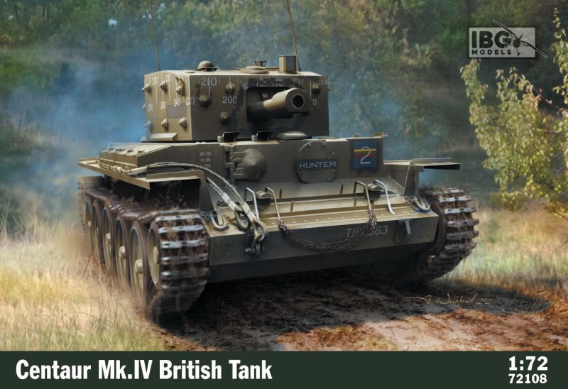 IBG72108 IBG 1/72 Centaur Mk.IV British Tank Plastic Model Kit [72108] IBG Models