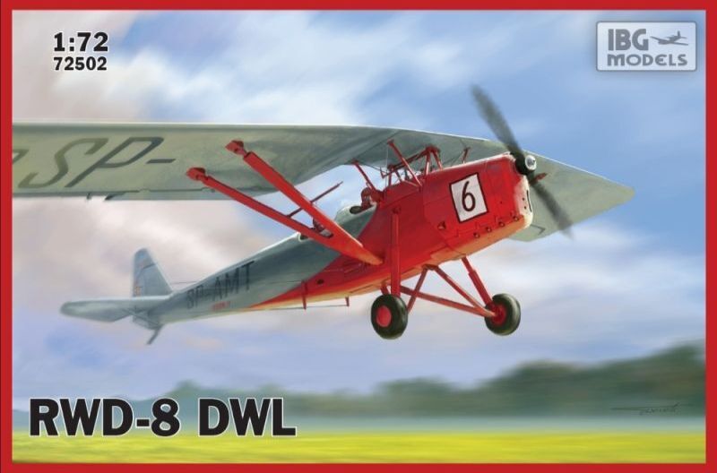IBG72502 IBG 1/72 RWD-8 DWL Plastic Model Kit [72502] IBG Models