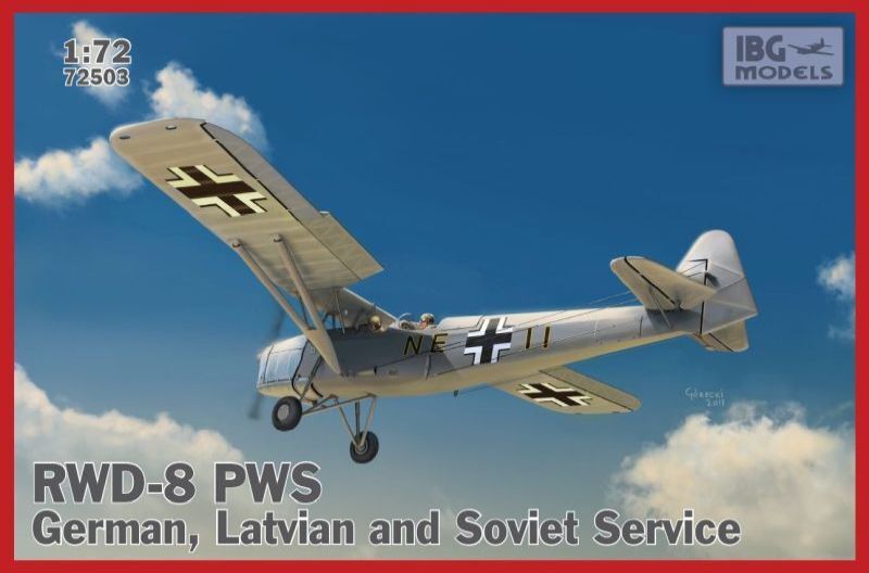 IBG72503 IBG 1/72 RWD-8 PWS - German, Latvian and Soviet service Plastic Model Kit [72503] IBG Models