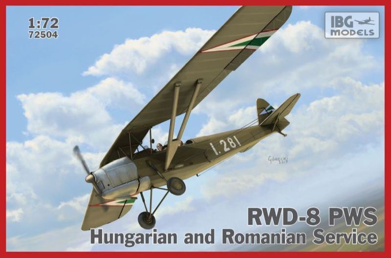 IBG72504 IBG 1/72 RWD-8 Hungarian and Romanian service  Plastic Model Kit [72504] IBG Models