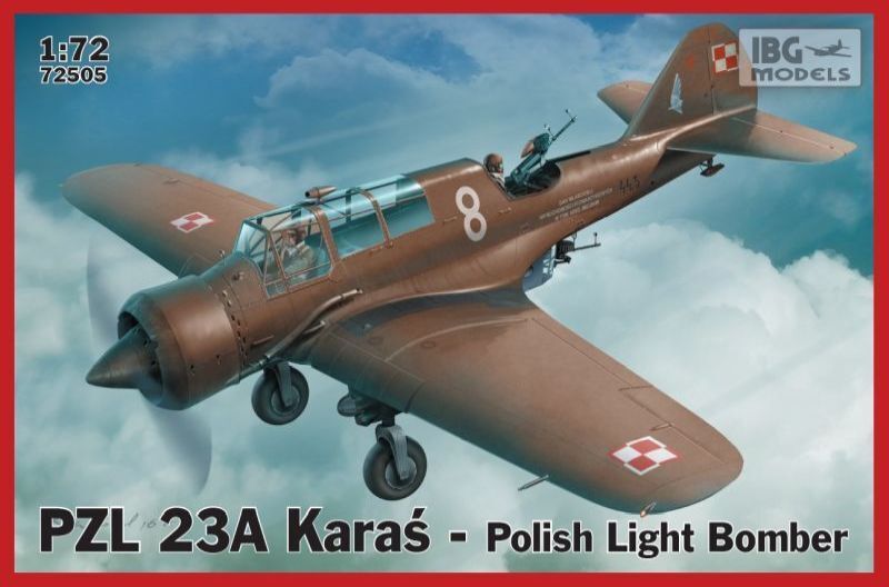 IBG72505 IBG 1/72 PZL 23A KARAS Polish Light Bomber Plastic Model Kit [72505] IBG Models