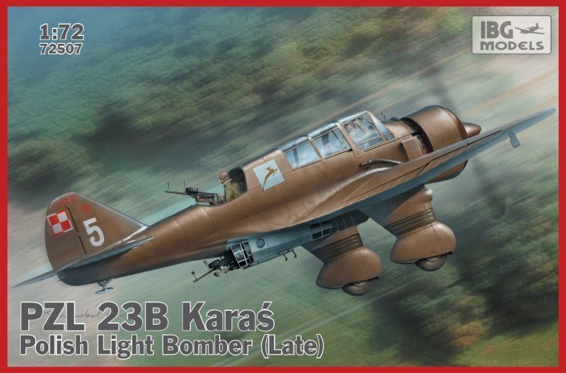 IBG72507 IBG 1/72 PZL. 23B Karas - late production Plastic Model Kit [72507]