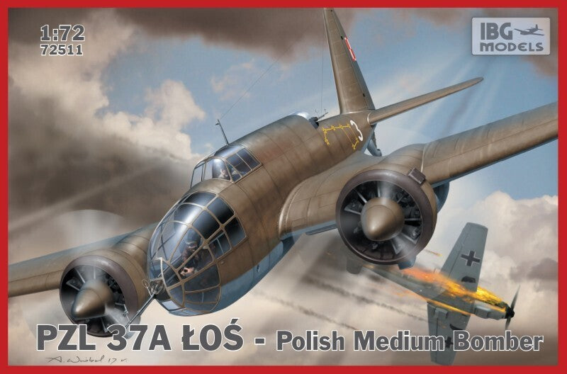 IBG72511 IBG 1/72 PZL.37 A Los - Polish Medium Bomber Plastic Model Kit [72511] IBG Models