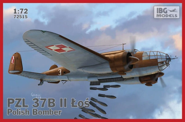 IBG72515 IBG 1/72 PZL.37 B II Los - Polish Medium Bomber Plastic Model Kit [72515]