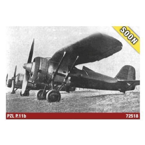 IBG72518 IBG 1/72 PZL P.11b Fighter Romanian Service Plastic Model Kit [72518] IBG Models