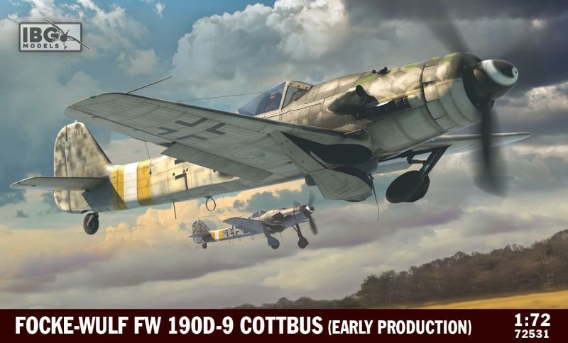 IBG72531 IBG 1/72 Focke Wulf Fw 190D-9 Cottbus (Early Production) Plastic Model Kit [72531] IBG Models