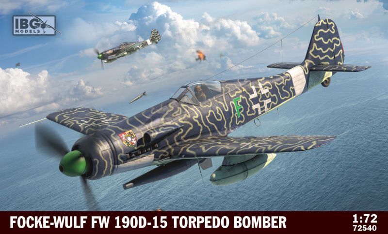 IBG72540 IBG 1/72 Focke Wulf Fw 190D-15 Torpedo Bomber Plastic Model Kit [72540] IBG Models