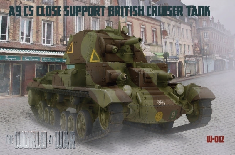 IBGW012 IBG 1/72 World At War A9 CS Close Support British Cruiser Tank Plastic Model Kit [W012] IBG Models