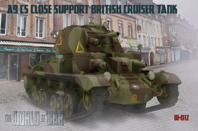 IBGW012 IBG 1/72 World At War A9 CS Close Support British Cruiser Tank Plastic Model Kit [W012]