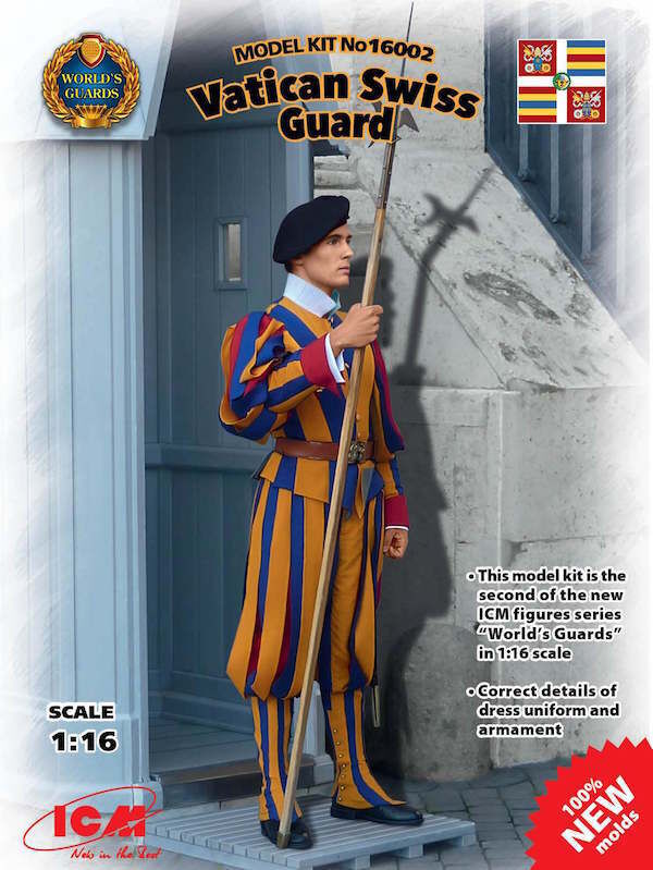 ICM 1/16 Vatican Swiss Guard Plastic Model Kit
