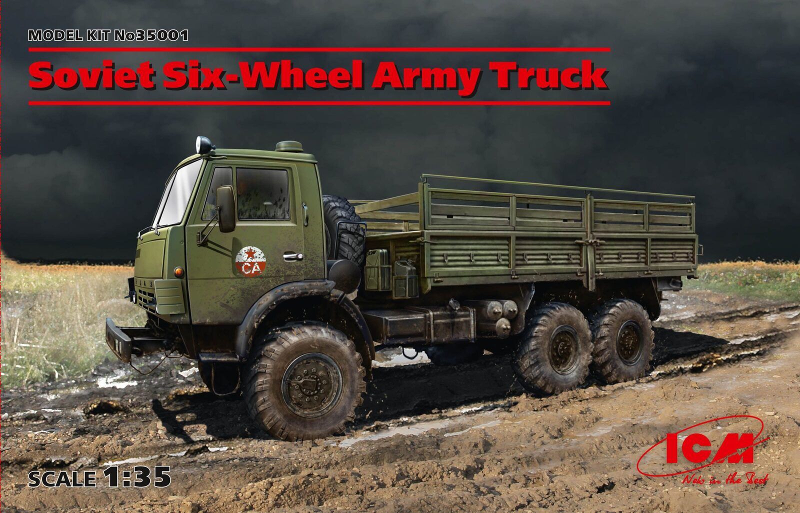 ICM 1/35 Soviet Six-Wheel Army Truck Plastic Model Kit