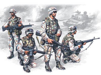 ICM 1/35 US Elite Forces in Iraq (4 Figures - 4 soldiers) Plastic Model Kit