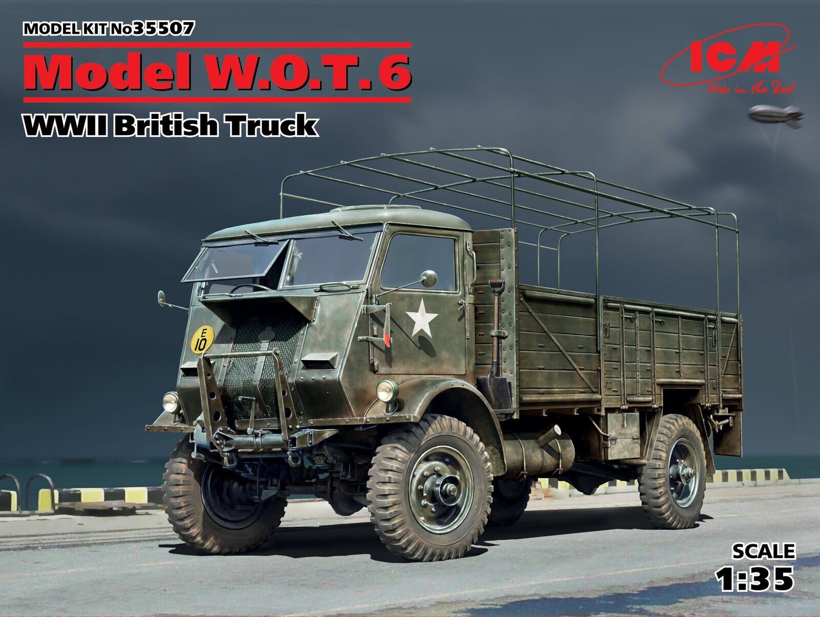 ICM 1/35 Model W.O.T. 6 WWII British Truck Plastic Model Kit