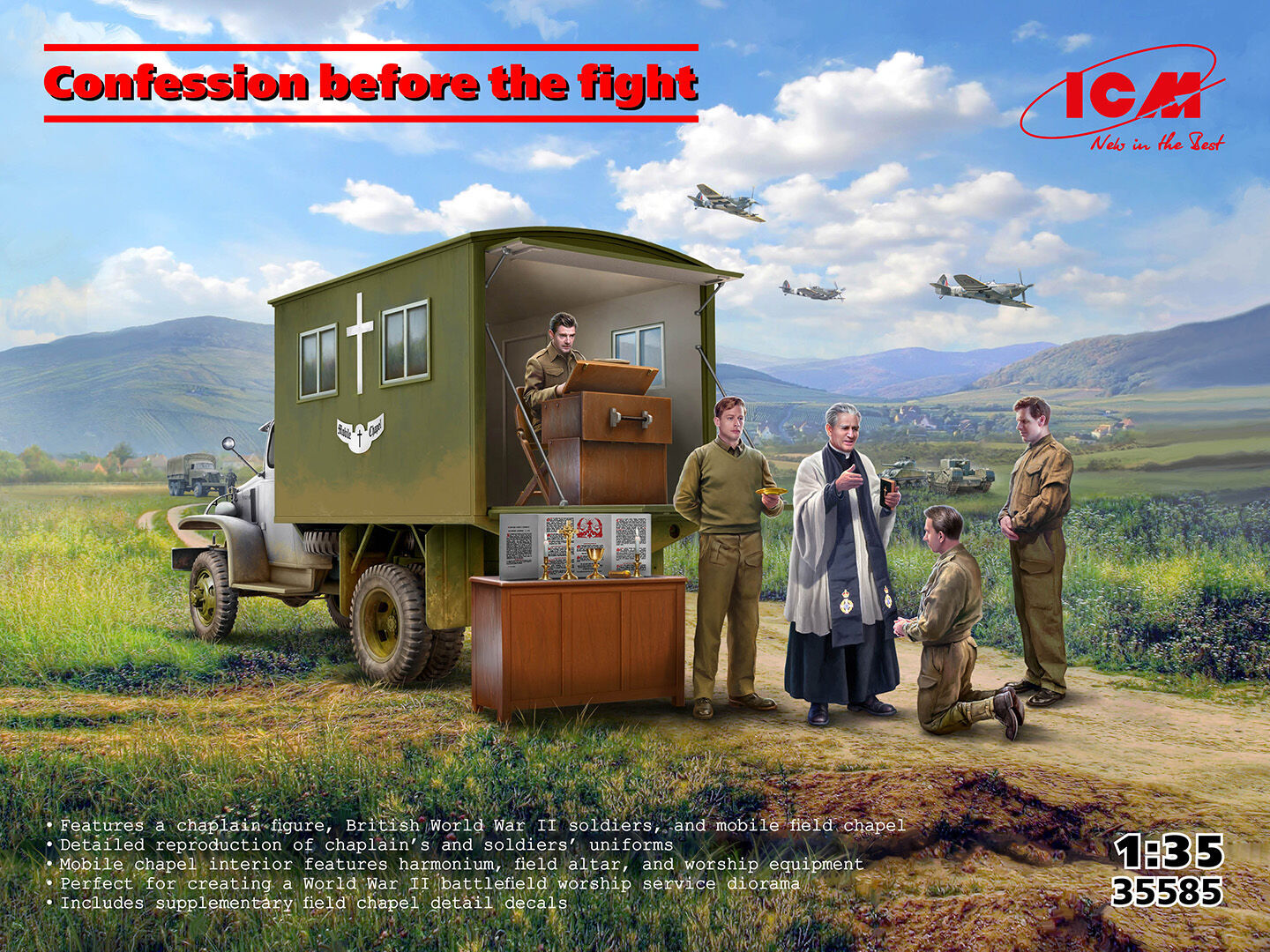 ICM 1/35 Confession before the fight Plastic Model Kit