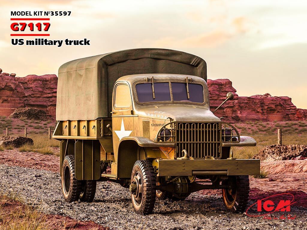 ICM 1/35 G7117 US military truck Plastic Model Kit