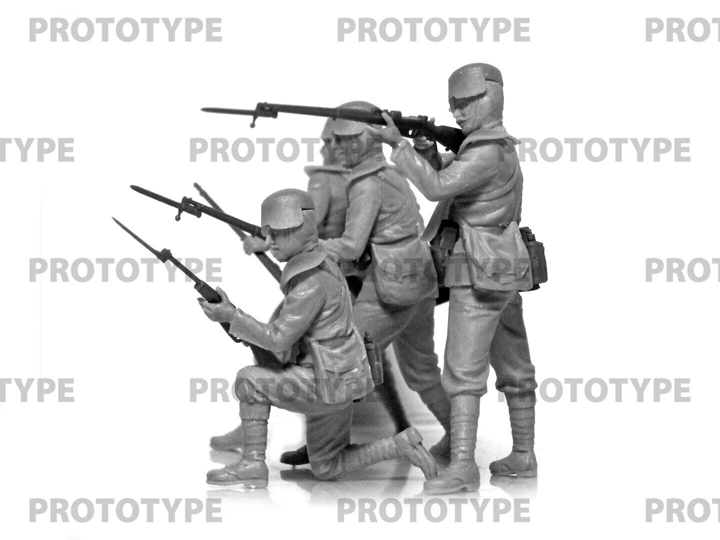 ICM 1/35 WWI Italian Infantry in armor Plastic Model Kit