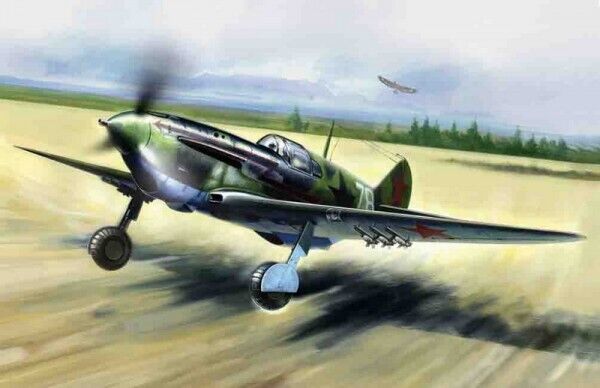 ICM 1/48 LaGG-3 series 7-11 WWII Soviet Fighter Plastic Model Kit