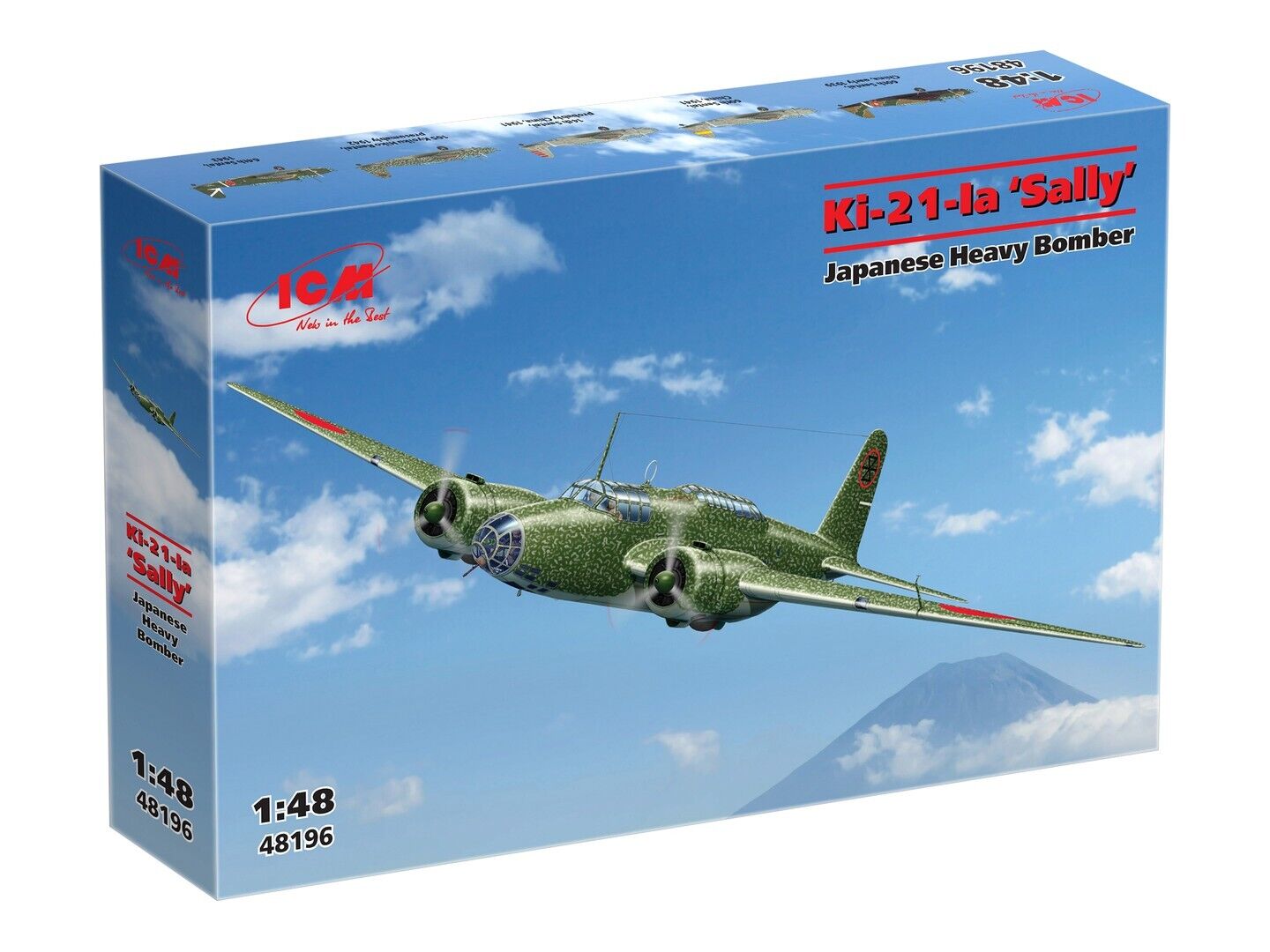 ICM 1/48 Ki-21-Ia 'Sally' Japanese Heavy Bomber Plastic Model Kit