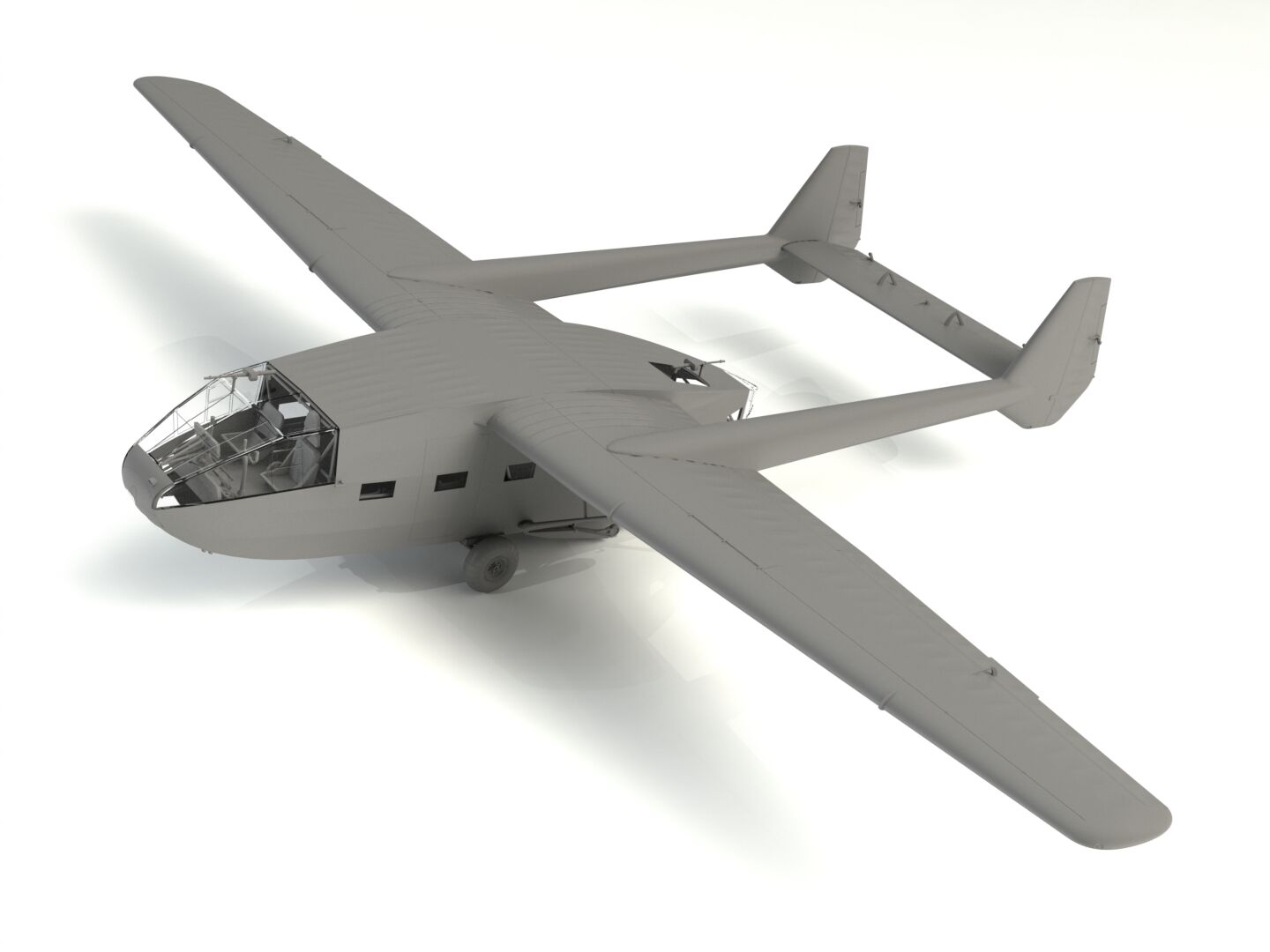 ICM 1/48 Gotha Go 242A WWII German Landing Glider Plastic Model Kit