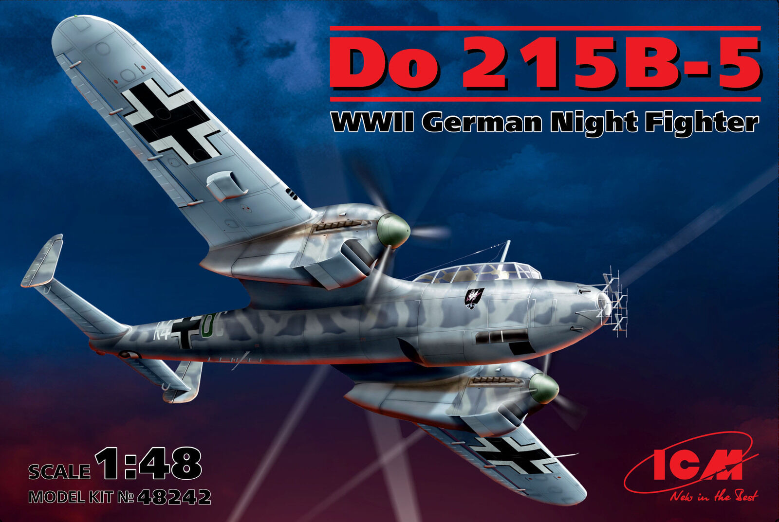 ICM 1/48 Do 215 B-5 WWII German Night Fighter Plastic Model Kit