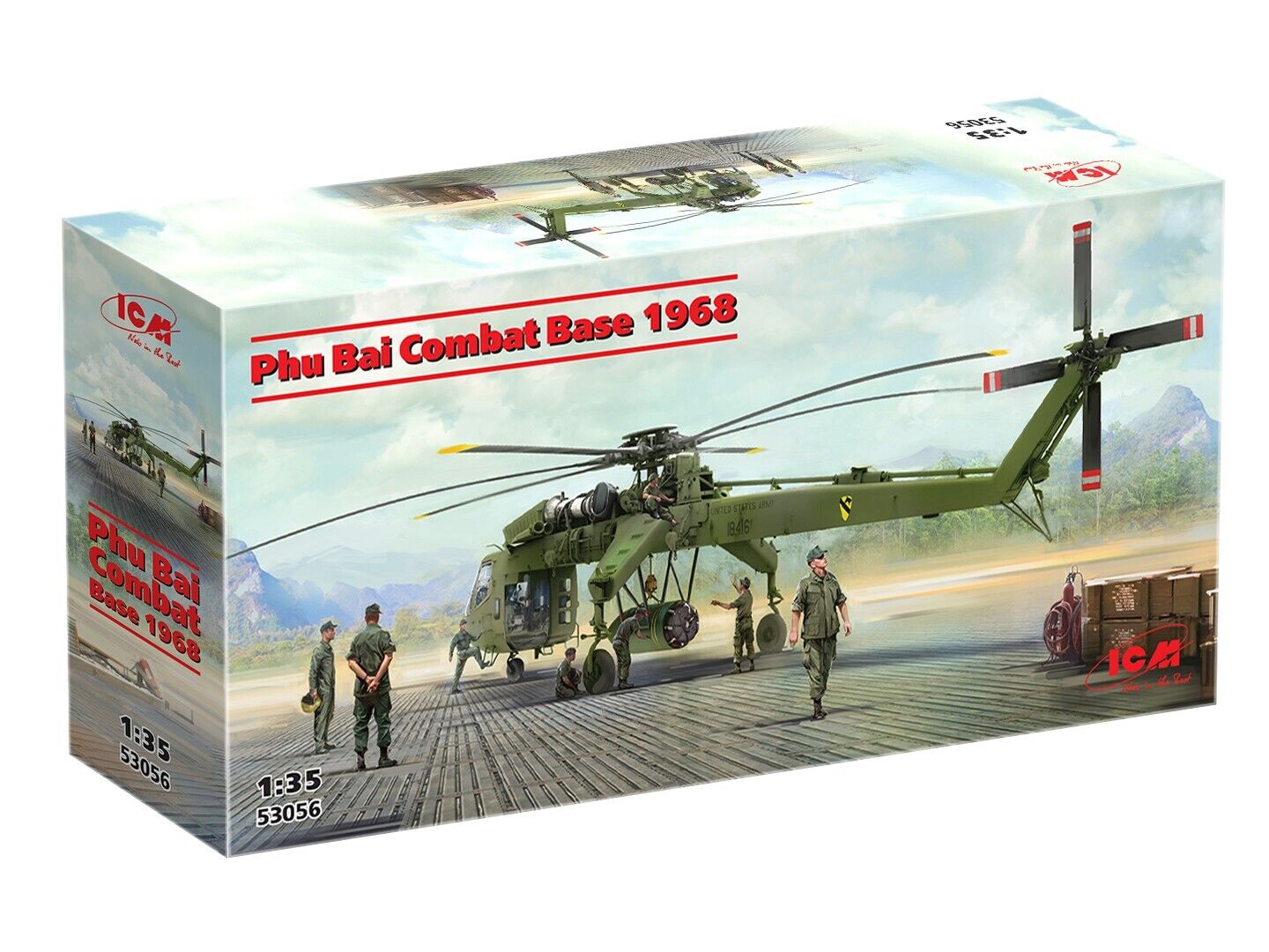 ICM 1/35 Phu Bai Combat Base 1968 Plastic Model Kit