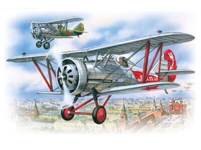 ICM 1/72 I-5 Soviet Biplane Fighter Plastic Model Kit