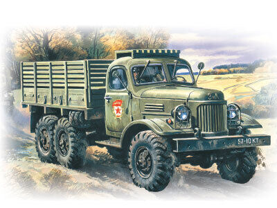 ICM 1/72 ZiL-157 Army Truck Plastic Model Kit