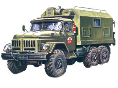 ICM 1/72 ZiL-131 Command Vehicle Plastic Model Kit