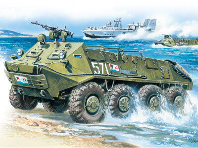 ICM 1/72 BTR-60P Armoured Personnel Carrier Plastic Model Kit