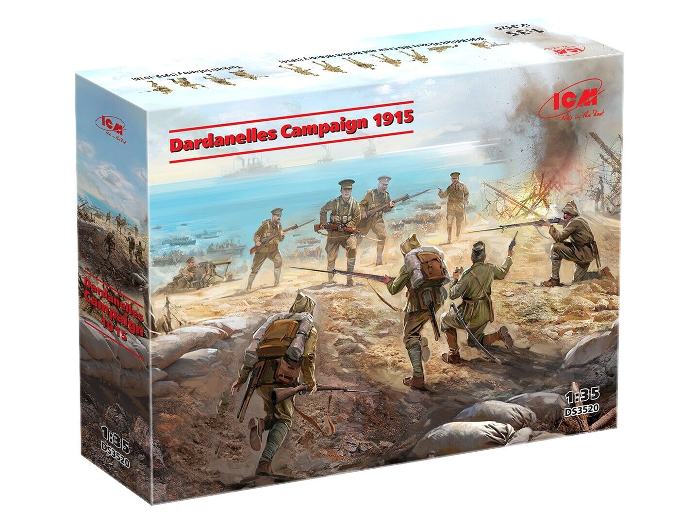 ICM 1/35 Dardanelles Campaign 1915 Plastic Model Kit Diorama Set
