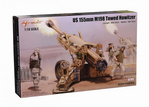 ILK61602 I Love Kit 1/16 M198 155mm Towed Howitzer Plastic Model Kit [61602] I Love Kit