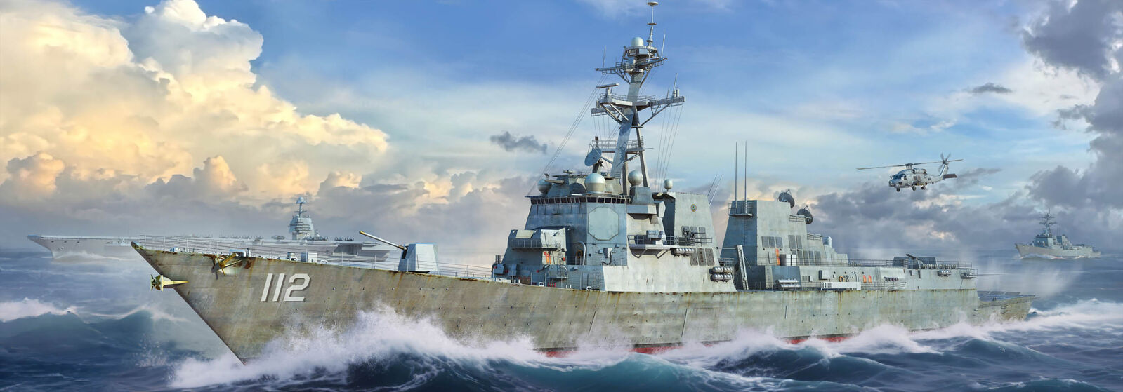 I Love Kit 1/200 USS Michael Murphy DDG-112 Plastic Model Kit [62011]