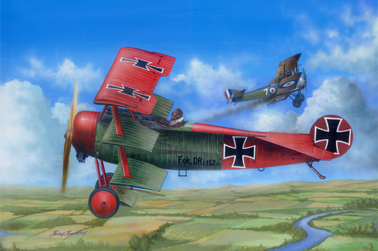 ILK62403 I Love Kit 1/24 Fokker Dr.I Plastic Model Kit [62403] I Love Kit