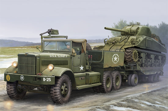 ILK63502 I Love Kit 1/35 M19 Tank Transporter with Soft Top Cab Plastic Model Kit [63502]