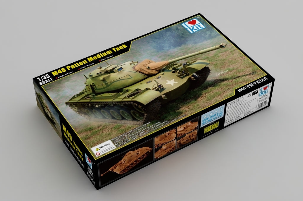 ILK63530 I Love Kit 1/35 M48 MBT Plastic Model Kit I Love Kit